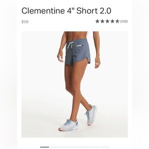 Vuori 4” Clementine Short 2.0